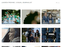 Tablet Screenshot of laurenfrohne.com